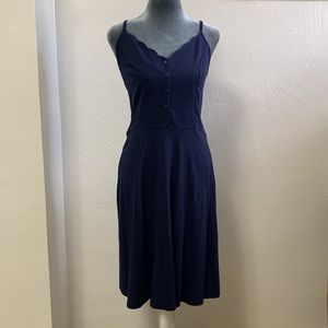 Size 6 navy blue Dorothy Perkins dress
